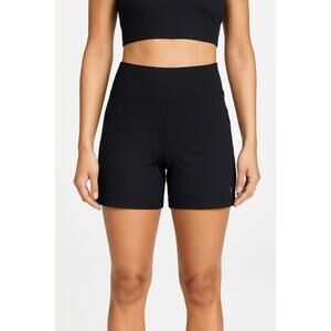 TAIL Shorts Womens Size 4 Black Athletic HighRise Waistband Sporty Activewear